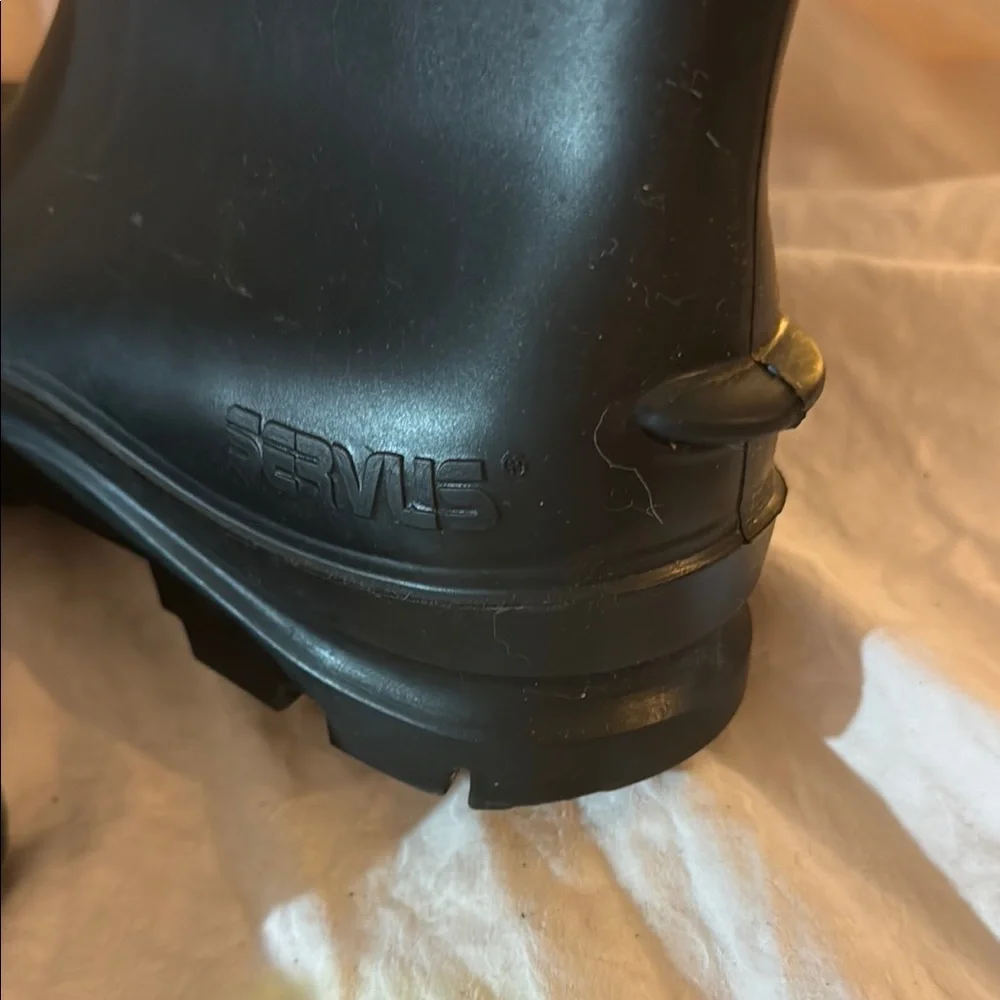Servus Hardtoe Black Waterproof Boots